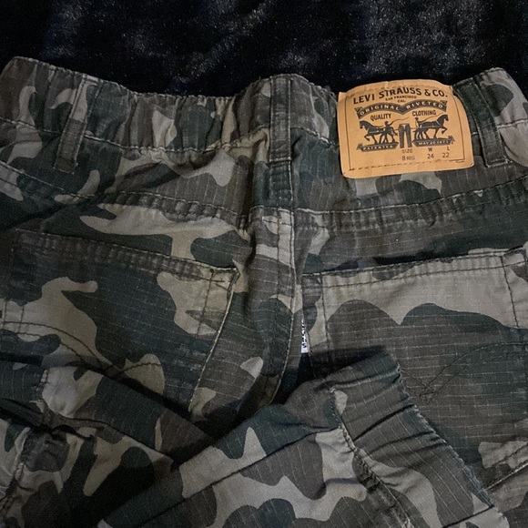 Boys Levi Camouflage Adjustable Joggers Pre-Owned - Picture 7 of 15
